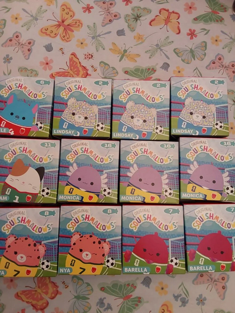 12 new in boxes, McDonald's Squishmallows